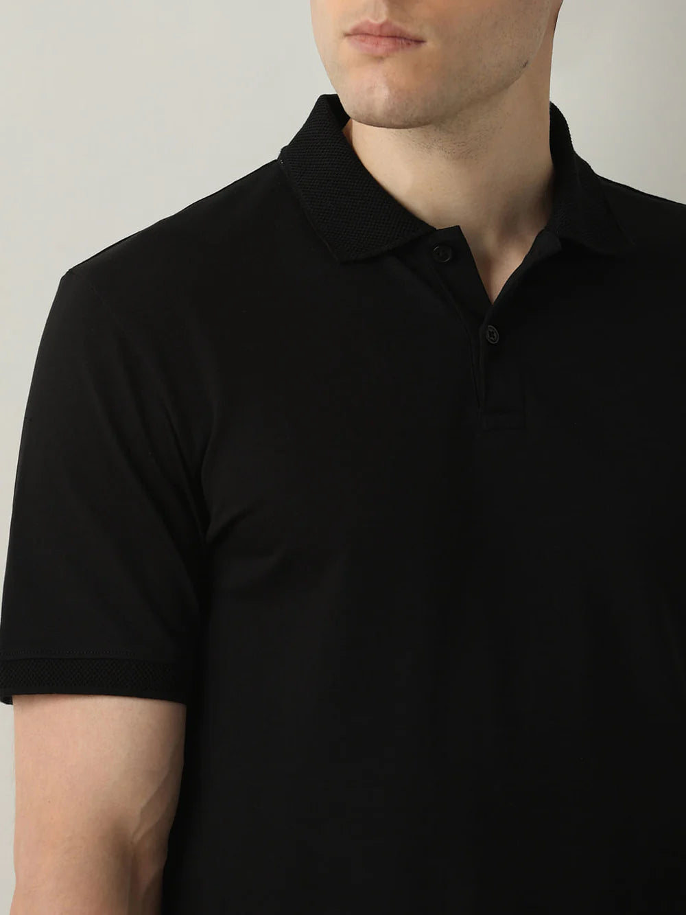 Premium Black Polo T-Shirt