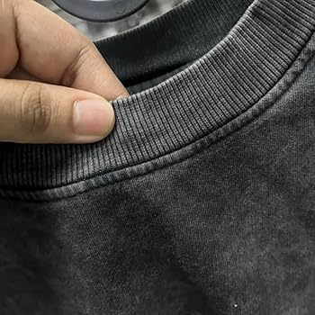 Wolvra Black Acid Wash Oversized T-Shirt