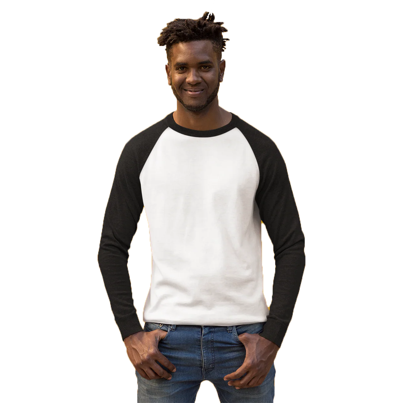 Premium Black V-Neck T-Shirt
