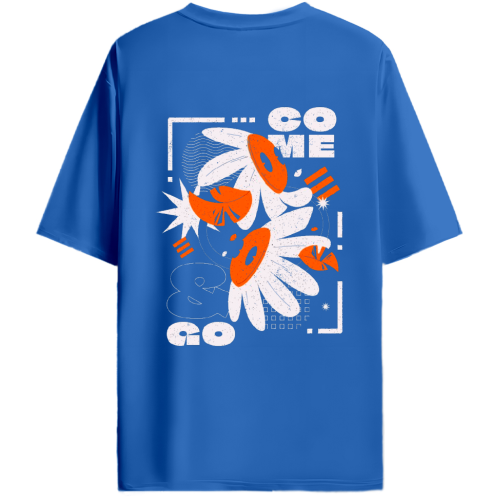Oversized Graphic Tee – Come & Go Edition
