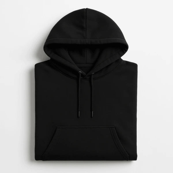 Premium Black Zip Hoodie