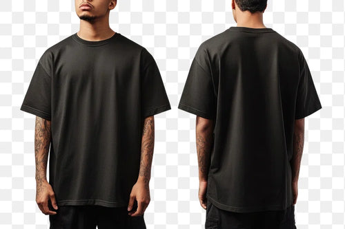 Oversized Black T-Shirt – Premium Cotton, Relaxed Fit